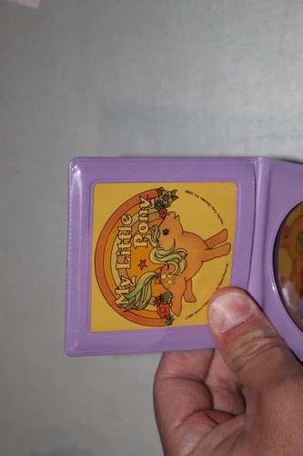 1983 My little Pony Vinyl Folding Compact Mirror Hasbro - Picture 3 of 5