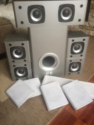 powered satellite speakers