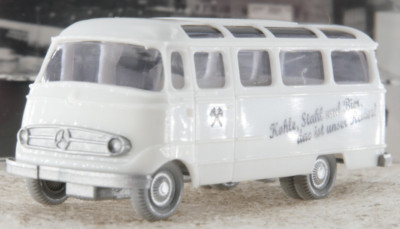 Wiking 1:87 Werbemodell A.S.S LKW Mercedes MB 319 Kohle Stahl und Bier 2014 OVP