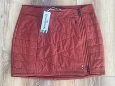 Smartwool Smartloft Zip Quilted Puffer Insulated Skirt Apres Ski Merino Wool