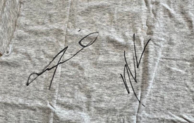 The Road Warriors Hawk & Animal & Power T-shirt Autograph 1996