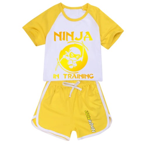 Clothing Set NINJA KIDZ Kids Sports T Shirt +Pants 2-piece Set Outfits Pyjamas - Picture 24 of 51