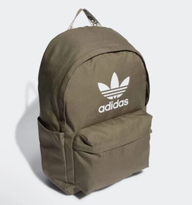 Adidas adicolor Backpack Side Pockets School Primegreen Trefoil Logo IC8531  NEW! | eBay