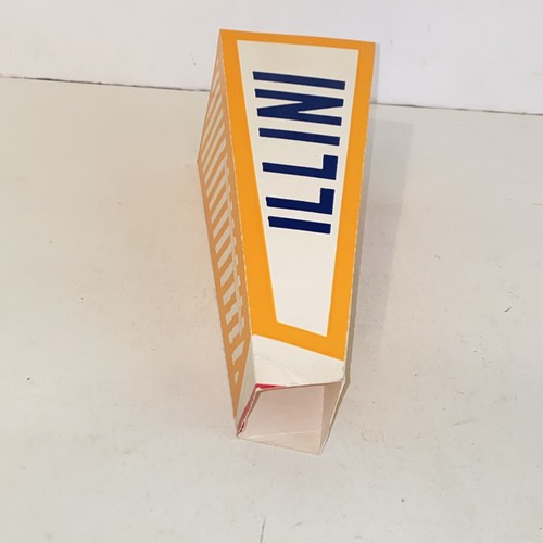 Vintage 1960s University of Illinois Fighting Illini Popcorn Box Megaphone - Picture 3 of 8