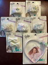 Vintage Lot 1980s Phillips Tiddly Winks Baby s Headbands Hair Clips 7 Items NOS