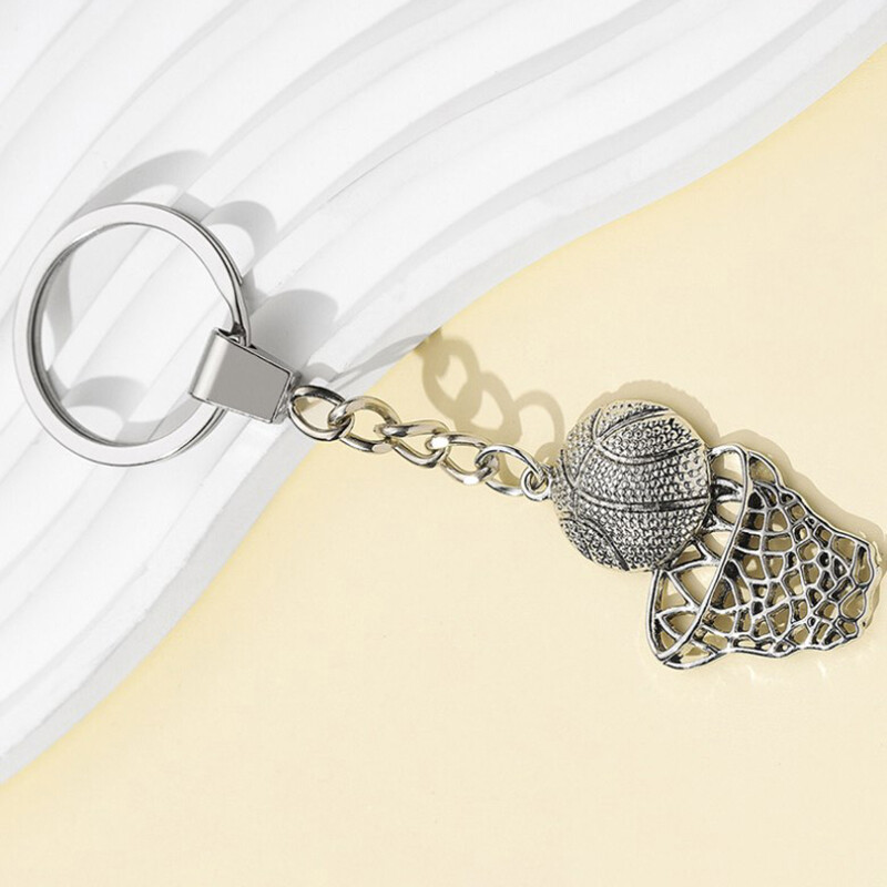 Basketball Ball Frame Keychain Basketball Lovers Car Key Ring Pendant ...
