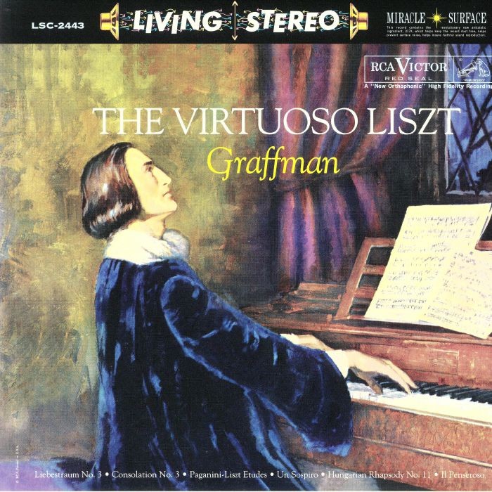 GRAFFMAN, Gary - The Virtuoso Liszt (remastered) - limited numbered gatefold LP