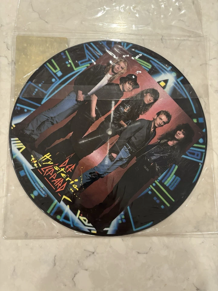 Def Leopard Limited Edition Hysteria Picture Disc Vinyl - Image 3 of 3