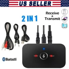 Bluetooth Transmitter & Receiver Wireless Adapter For Home stereos/speakers
