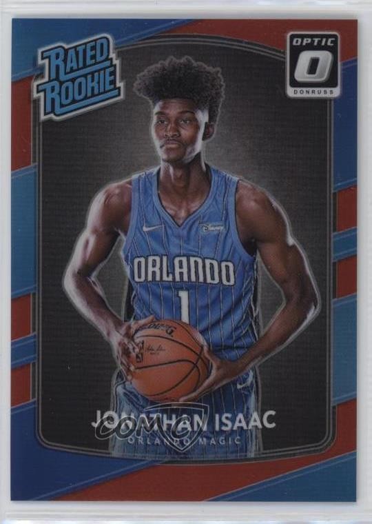 2017-18 Panini Donruss Optic Rated Red Prizm 73/99 Jonathan Isaac Rookie RC 10jq