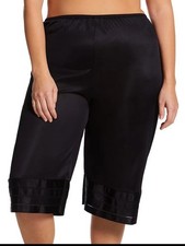 Velrose Lingerie Snip-it Petti Pants Culotte Slip Style  6219  3X 31" Black