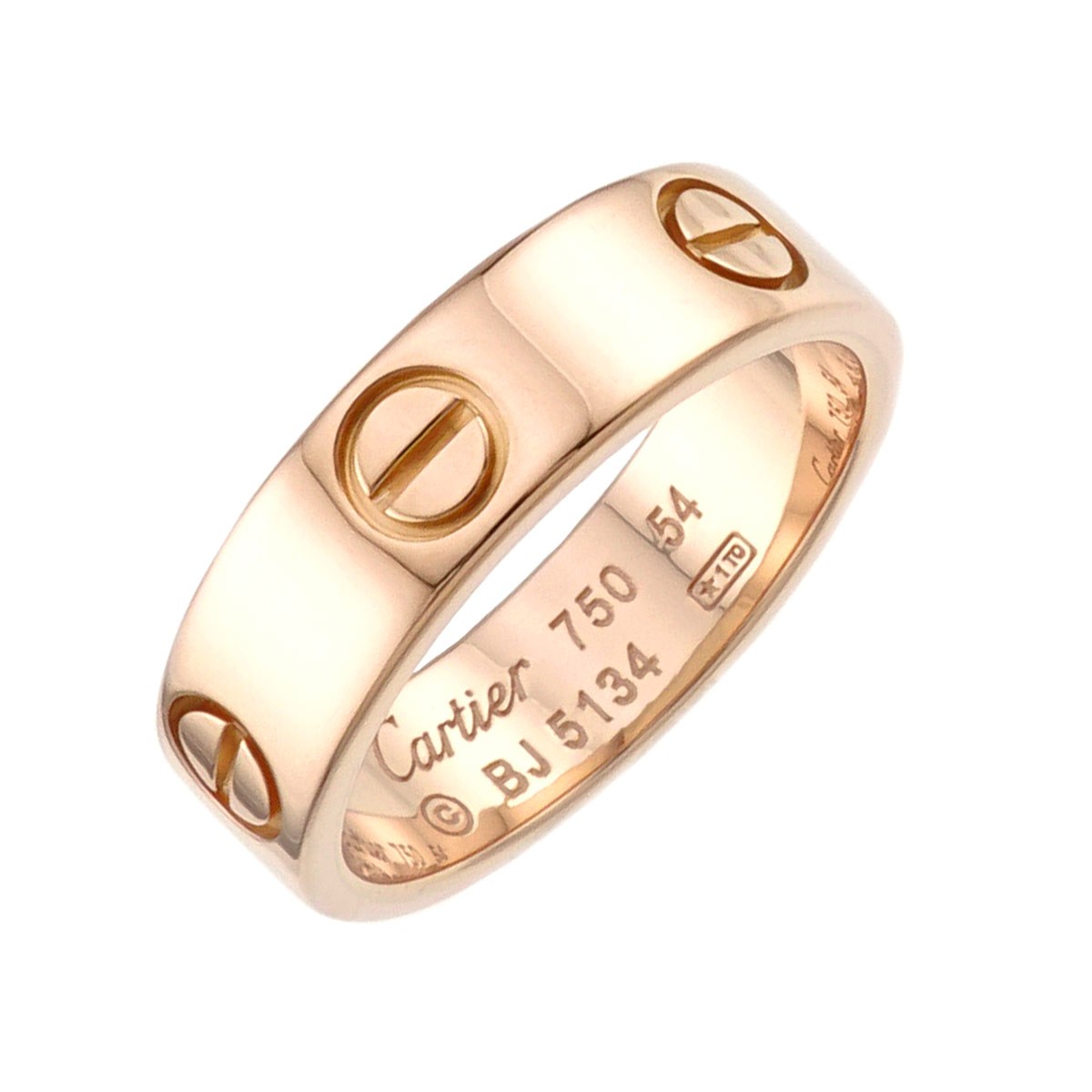 Cartier Love Ring 18K Pink Gold 750 size54 6.25-6.5(US) 90289804