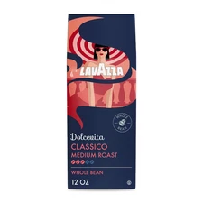 Lavazza Dolcevita Classico Whole Bean Coffee 12Oz Bag, Medium Roast, Rich and Fu
