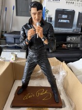 Bradford Exchange Elvis Presley Limited Edition Resin Statue by Gallagher