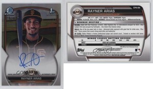 2023 Bowman Chrome Prospect Auto Refractor /499 Rayner Arias #CPA-RA Auto