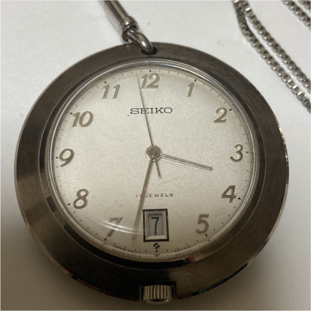 Seiko 6602-9010 Analog Men Antique Pocket Watch Vintage 915724736