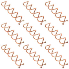 10 Pcs Spiral Bobby Hair Pins Rose Gold Hair Screws Hair Twister Alloy Hair