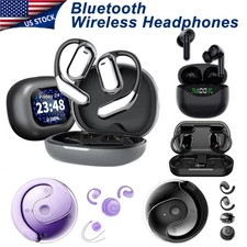 Over The Ear Earbuds Headphones Bluetooth 5.4 Wireless Ear Hook Headset Earphone