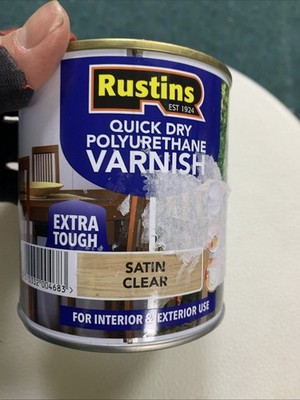 Rustins Quick Dry Polyurethan Lack Extra Tough Satin Clear - 500ml