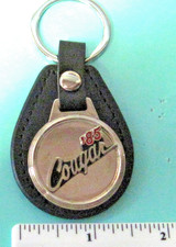 '85 1985 Mercury COUGAR script - keychain , key chain GIFT BOXED