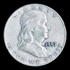 1957-D Franklin Silver Half Dollar