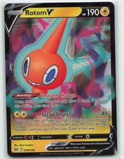 2022 Pokemon, Lost Origin, #58/196 Rotom V, Holo Ultra Rare NM