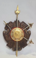 Mini Sword Crest Wall Art MCM Vintage