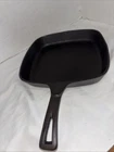 SEASONED Vintage Unmarked Wagner Ware Square Skillet Cast Iron RESTORED