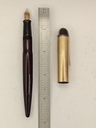 Wahl Eversharp Skyline Burgundy Fountain Pen 14k Gold Nib Restored — photo 3
