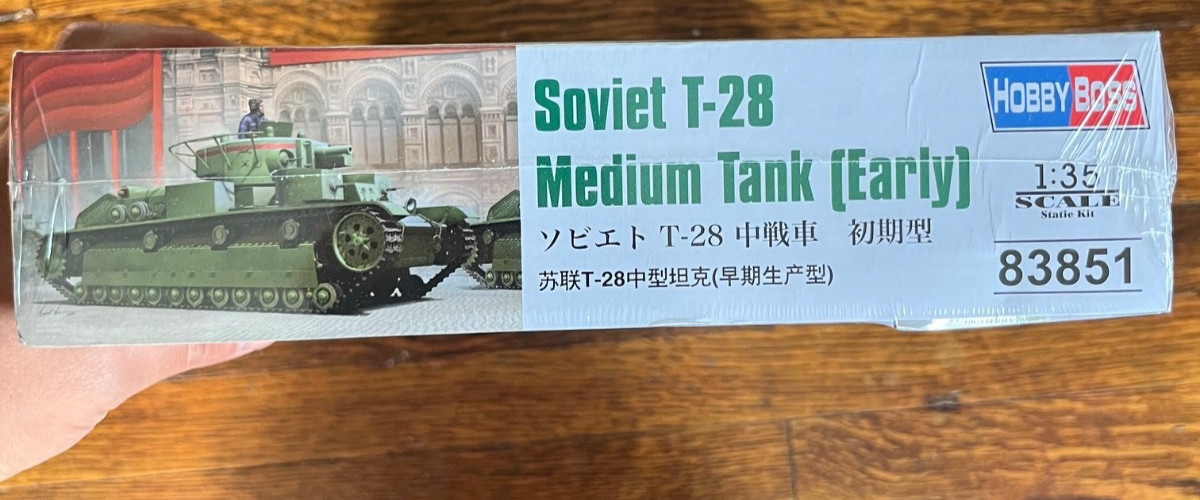 1/35 Hobby Boss Soviet T-28 Medium Tank (Early) SEALED Russian Red Army Amor