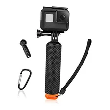  Floating Hand Grip, Pole Mount for Gopro Hero 12 11 10 9 8 7 6 5 Max Orange