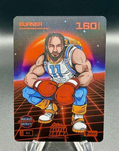 Bo Jackson Battle Arena Hero Unmasked Debut Burner Jalen Brunson Super GlovePG-6