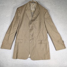 Austin Reed Blazer Mens 42L Wool Sport Coat Made USA Dillard  s Classic Check