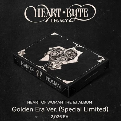 HEART OF WOMAN HEART BYTE:LEGACY 1st Album GOLDEN ERA Ver SPECIAL LIMITED/CD+etc - Bild 1 von 4