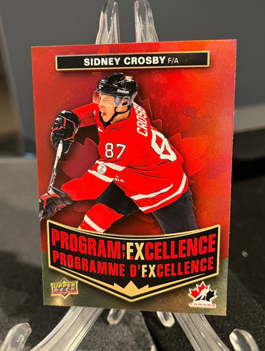 Sidney Crosby #POE-5 2025 Upper Deck Tim Hortons Team Canada Program of Excellence card