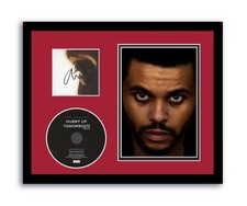 The Weeknd Autograph Signed 11x14 Custom Framed CD Photo Hurry Up Tomorrow ACOA
