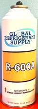 R-600a, 6 oz., Refrigerant "K28" 7/16" Self Sealing, Upright-LIQUID Dispensing