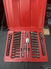 Snap on tools ratchet socket extension 1/4 service set deep shallow metric & sae