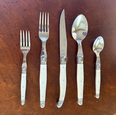 Jean Dubost Laguiole Flatware 5 Piece Place Setting NIB
