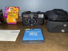 Konica C35 EF 38mm f/2.8 Point  Shoot Film Camera Not Tested