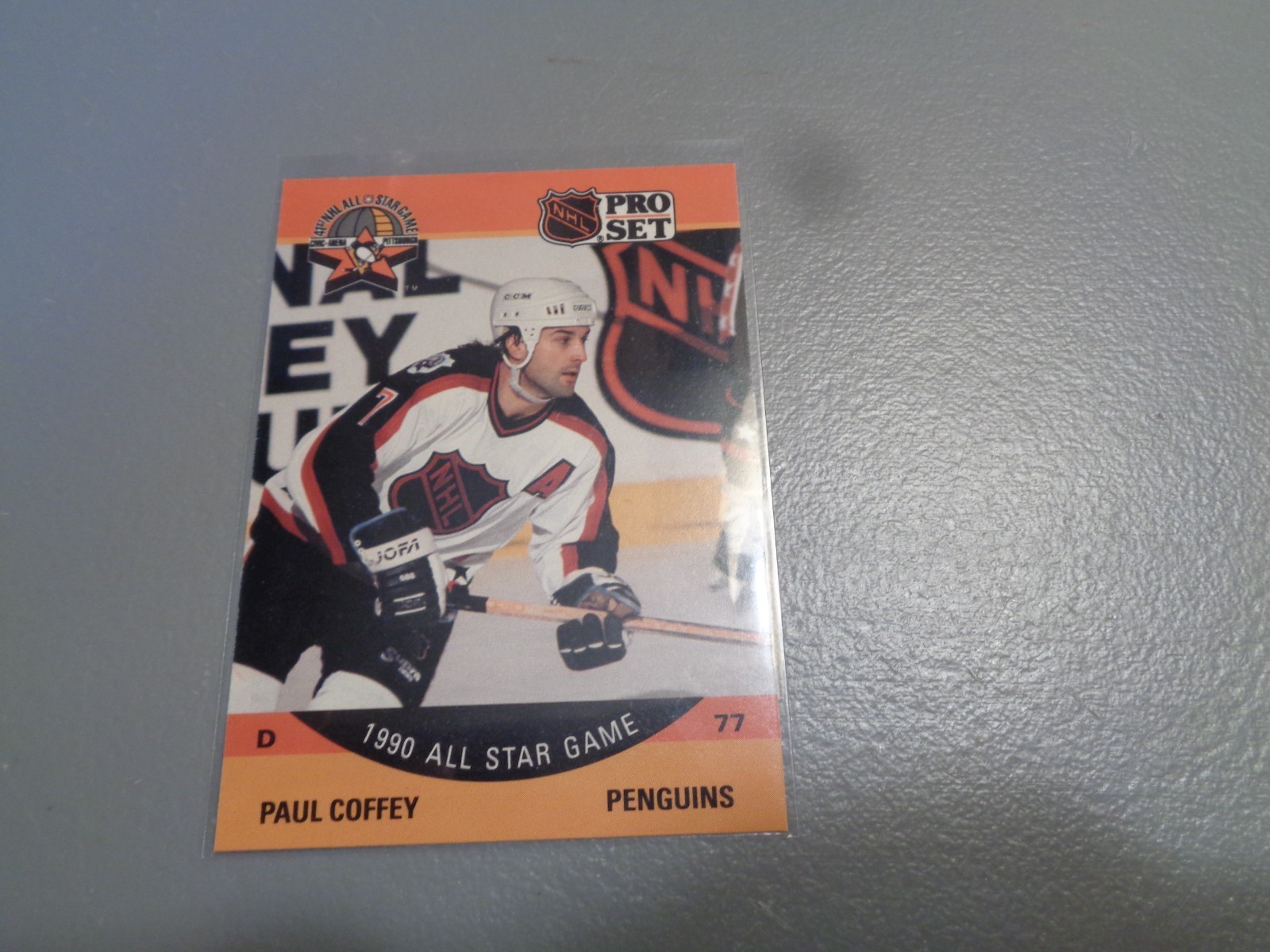 PAUL COFFEY Pittsburgh PENGUINS 1990-91 PRO SET All Star HOCKEY CARD #361