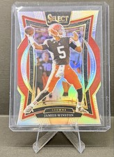 2024 Panini Select - Concourse Jameis Winston #67 Silver Prizm Die-Cut
