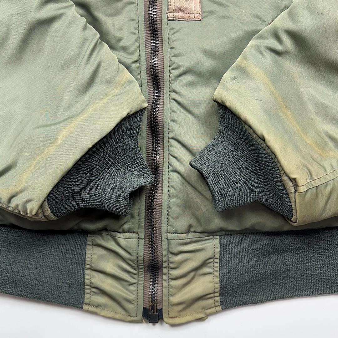 Buzz Ricksons MA1 Flight Jacket L Patch Used 90s … - image 8