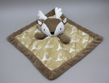 Levtex Baby Deer Lovey Security Blanket Baby Plush Lovie Brown 11" Soother CUTE