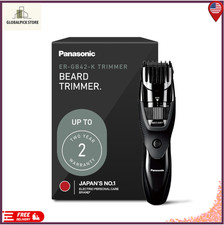 Cordless Beard Trimmer 19 Length Settings Rechargeable Washable Black
