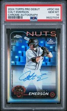 2024 Topps Pro Debut - Chrome Colt Emerson  Refractor Autographs /99 (AU, RC)