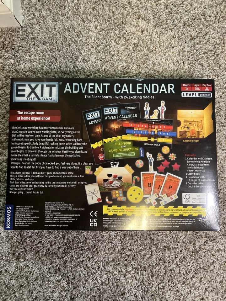 EXIT: The Game Advent Calendar The Silent Storm New New - Image 2 of 4