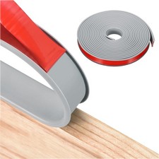 U-Shape Edge Banding 7/8"x21.3ft Gray Self Adhesive Edging Trim