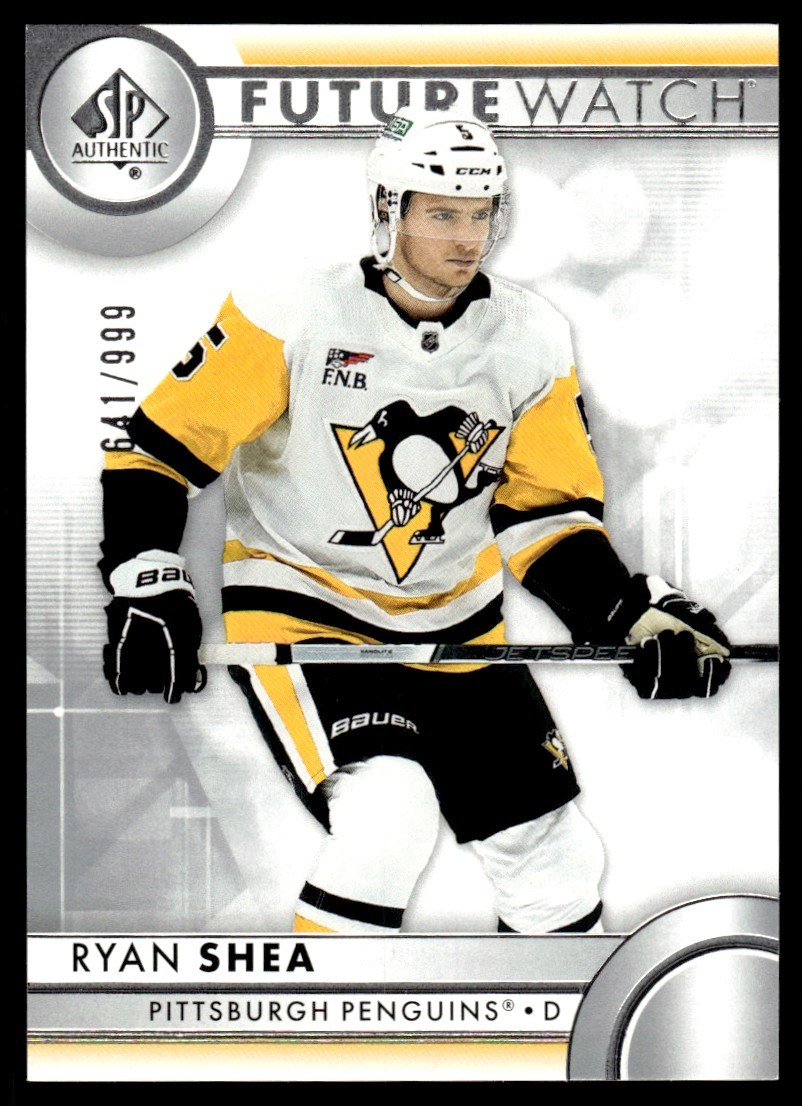 2023-24 SP Authentic Future Watch Rookie Ryan Shea Rookie /999 Pittsburgh