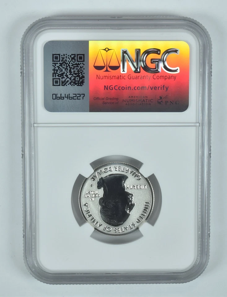 2018-S ATB Quarter Pictured Rocks Silver Reverse Proof Set PF70 NGC *7283 - Image 2 of 4